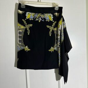Per Se Asymmetrical Silk Skirt